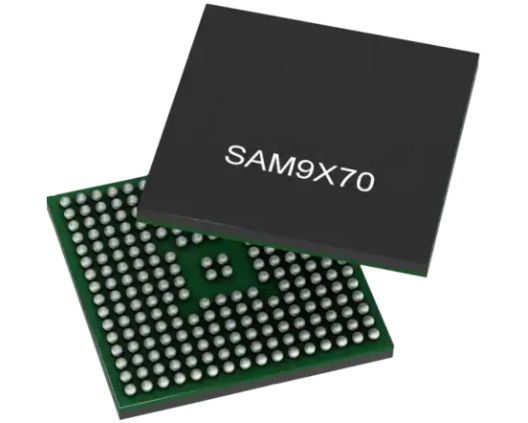 Microchip SAM9X75-I/4PB超低功耗微處理器（MPU） 、運(yùn)行頻率高達(dá)800MHz。