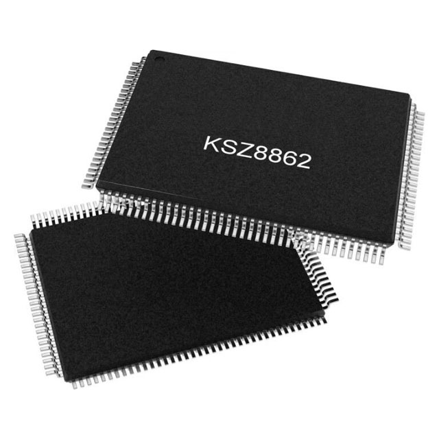 供應(yīng)，回收【Microchip】KSZ8862-32MQL 雙端口以太網(wǎng)交換機，帶光纖支持