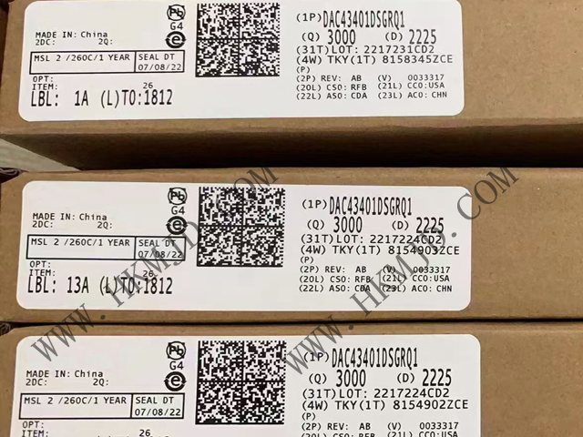 明佳達——出售 [TI] DAC43401DSGRQ1 8位汽車 VOUT 智能數(shù)模轉換器