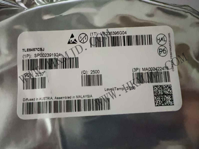 汽車(chē)收發(fā)器_TLE8457CSJ_帶有低壓差穩(wěn)壓器，采用 TSON-8 封裝