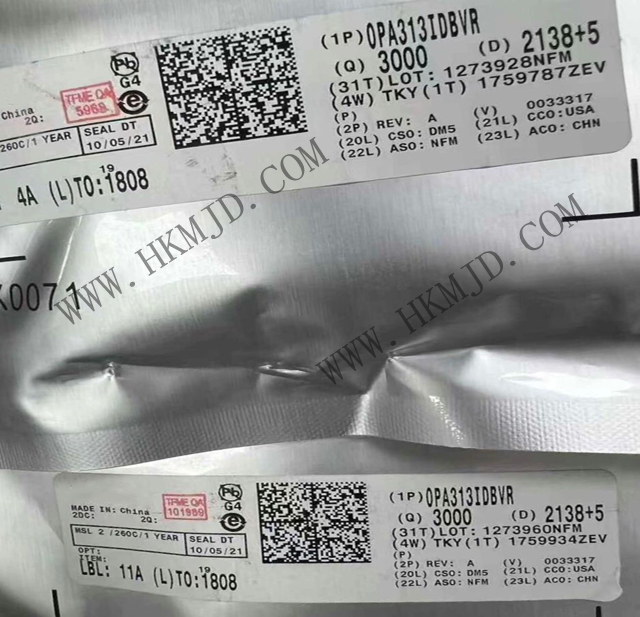 【TI 放大器】出售 OPA313IDBVR 低噪聲、單通道CMOS運(yùn)算放大器