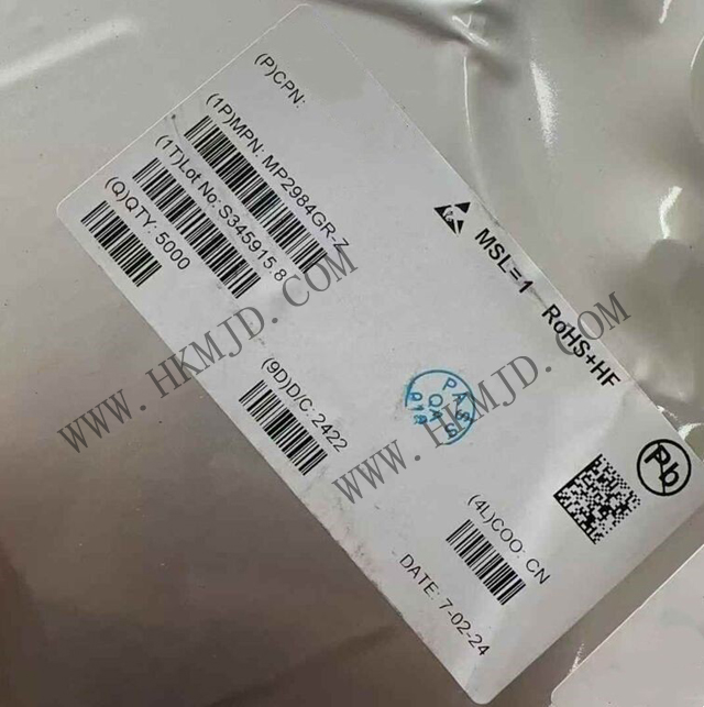 [供應] MP2984GR (MPS) 36V，四開關同步降壓-升壓型控制器