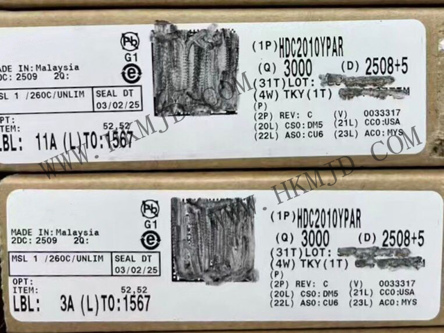 [供應(yīng)] HDC2010YPAR (TI) 2% RH 低功耗數(shù)字式相對濕度傳感器