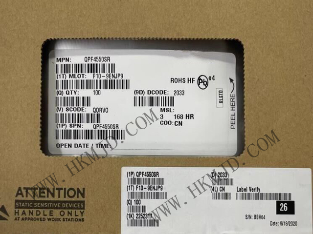 長期供應(yīng) Qorvo 射頻前端（QPF4550SR）5GHz Wi-Fi 6 射頻前端模塊