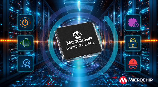 Microchip 升級(jí)其 dsPIC33A 數(shù)字信號(hào)控制器（DSC）產(chǎn)品線