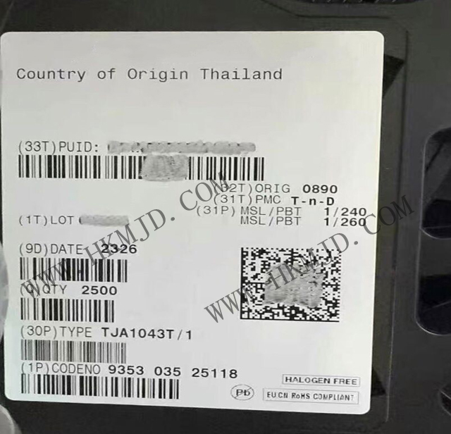 供應(yīng)NXP TJA1043T高速CAN收發(fā)器芯片——汽車與工業(yè)通信解決方案
