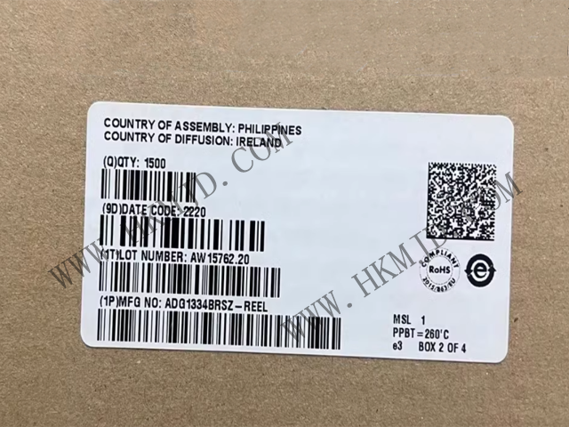 【供應(yīng)ADI】單芯片CMOS器件：ADG1334BRSZ 高性能四通道單刀雙擲（SPDT）開(kāi)關(guān)