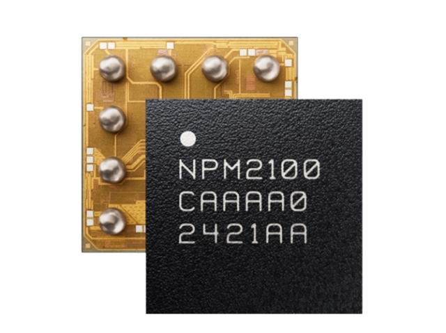 Nordic 用于原電池應用的 NPM2100-CAAA 電源管理IC（PMIC）